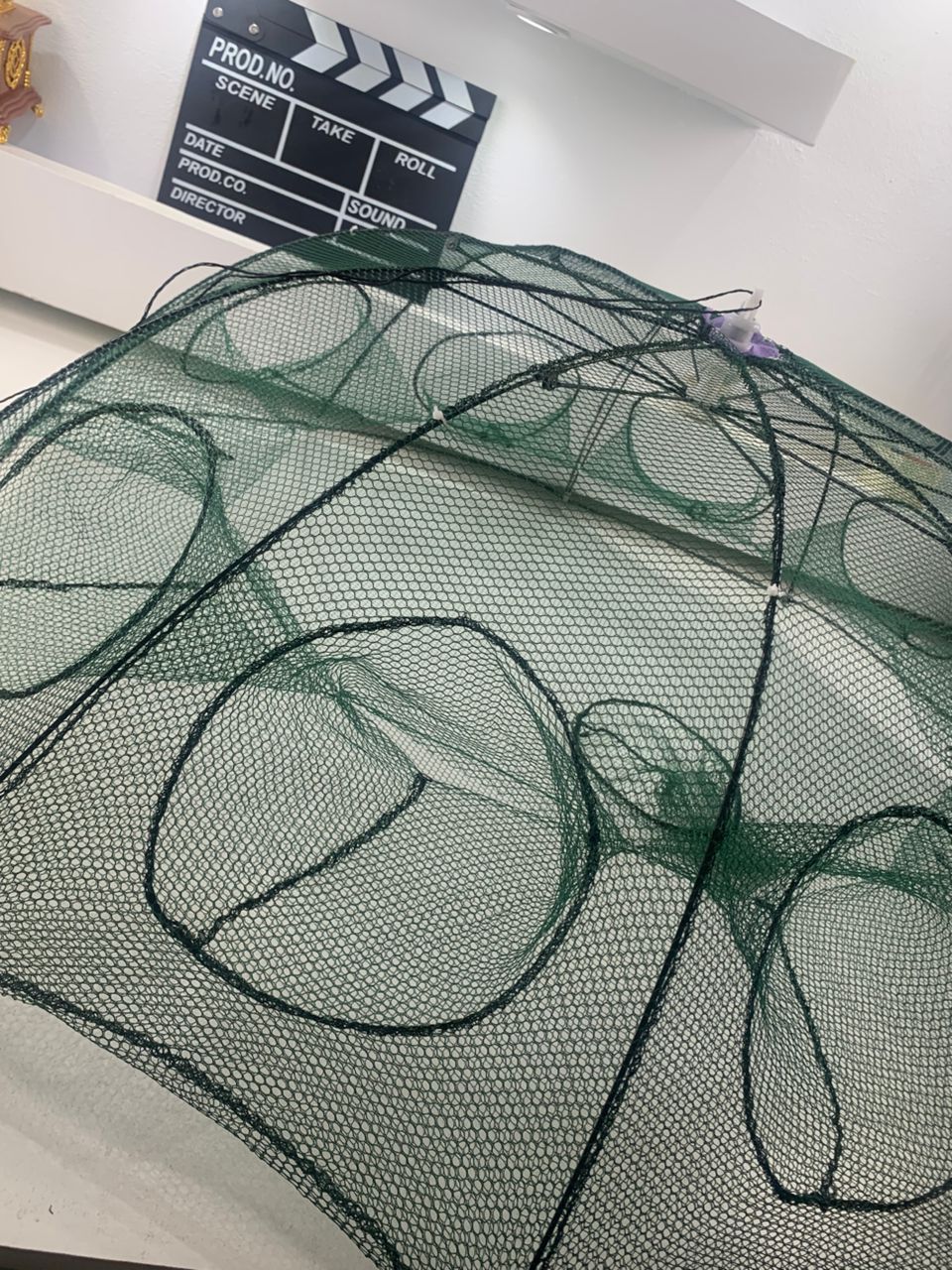 Piège de Pêche Poissons 10 Trous pliable et portable 90cm – شبكة صيد الأسماك
