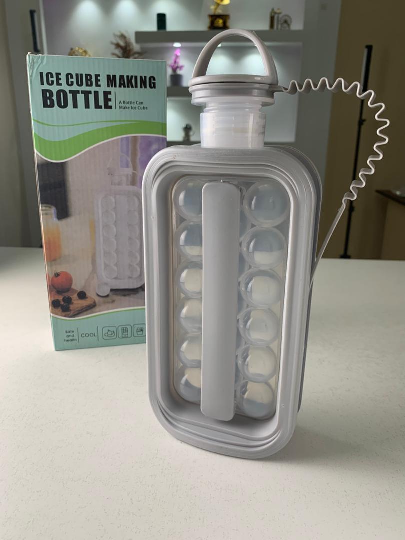 Bac à glaçons 2 en 1 portable avec 17 grilles de de refroidissement – أداة تجميد مكعبات الثلج