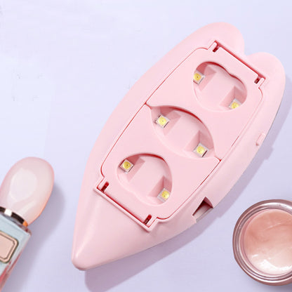 Mini lampe LED UV pour séchage des ongles, 6W, USB, pliable, pour manucure