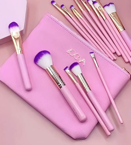 Pack Spécial Organisateur de maquillage + Trousse de 15 Pinceaux zoeva professionnels
