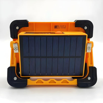 Projecteur LED Rechargeable 150W avec Panneau Solaire – مصباح تخييم عالي السطوع