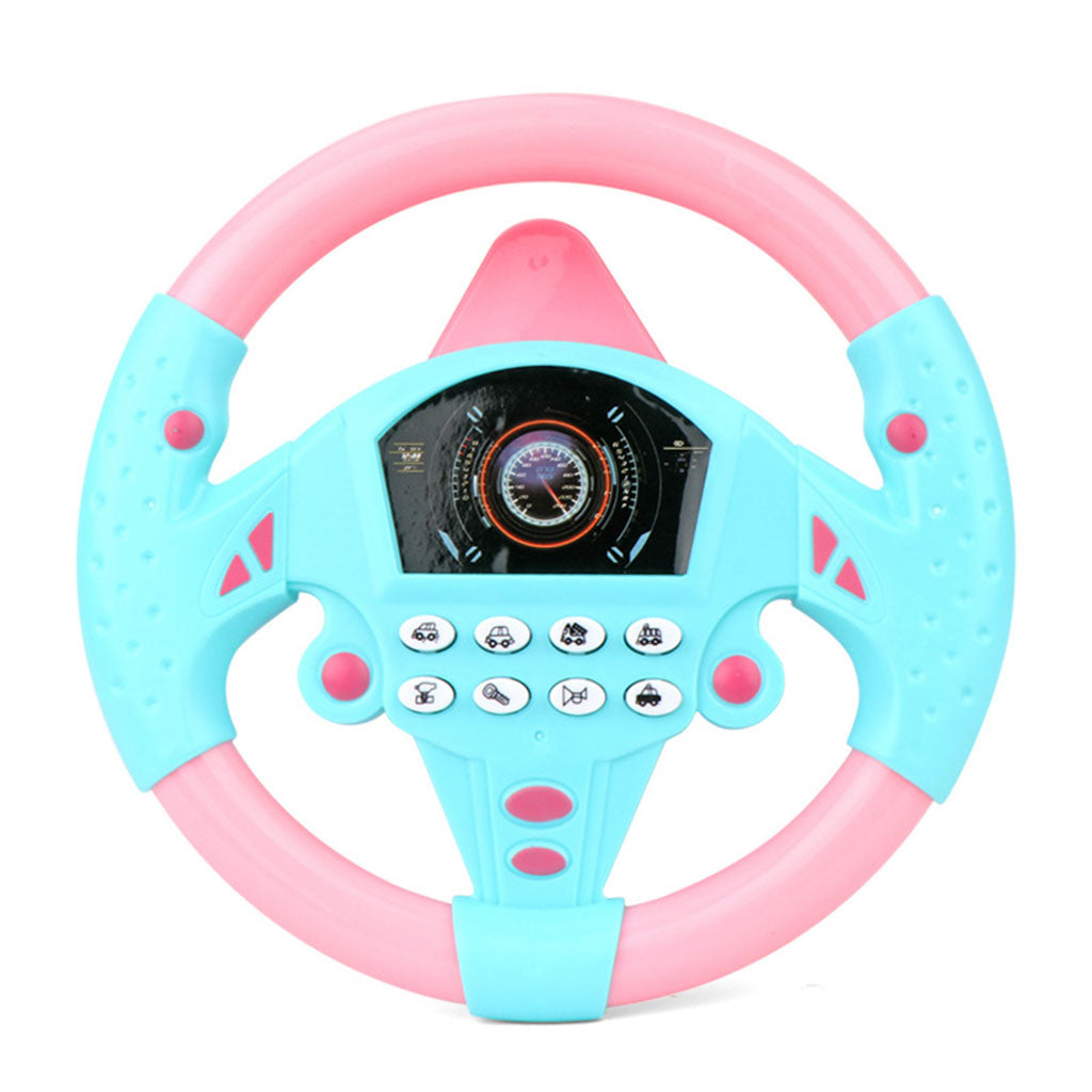 Jouet volant de conduite simulé avec lumière et musique – لعبة مقود السيارة للأطفال