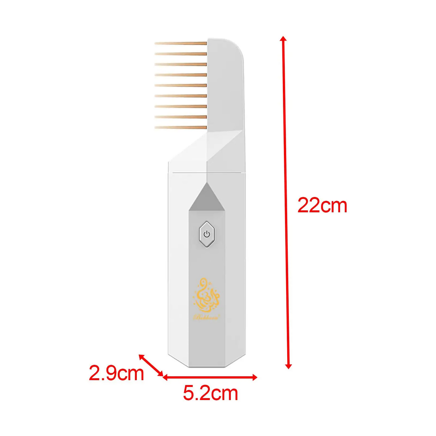 Brûleur d’Encens Électronique et Peignes à Cheveux 2en1 – جهاز البخور ومشط الشعر