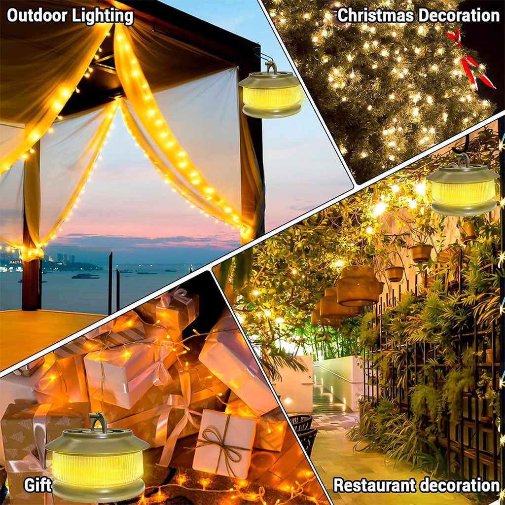Guirlande lumineuse à rangement rapide pour camping 20m – مصباح تخييم 20 متر