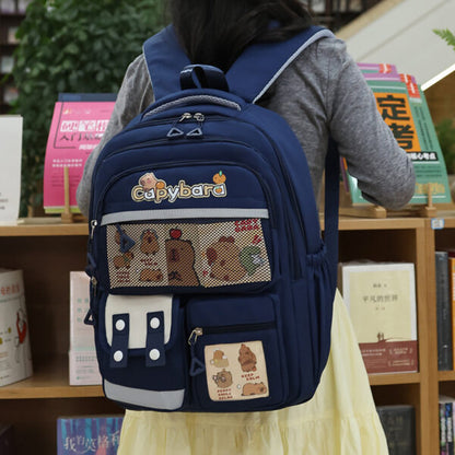 Sac à Dos Enfant Kawaii Capybara – حقيبة ظهر للأطفال