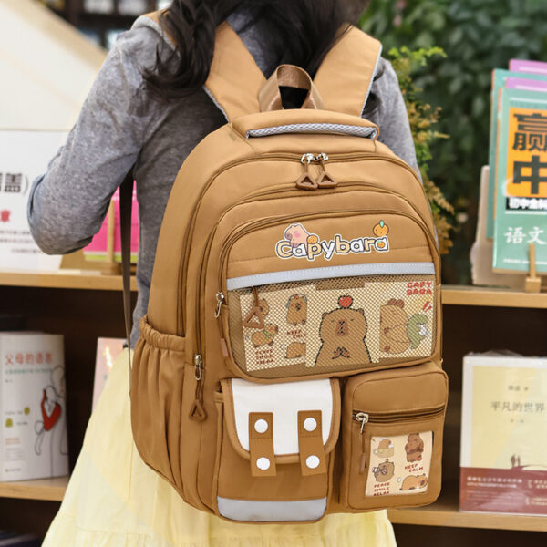 Sac à Dos Enfant Kawaii Capybara – حقيبة ظهر للأطفال