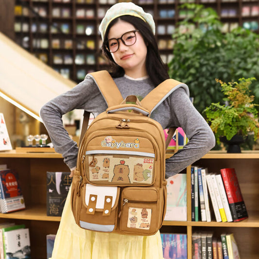 Sac à Dos Enfant Kawaii Capybara – حقيبة ظهر للأطفال