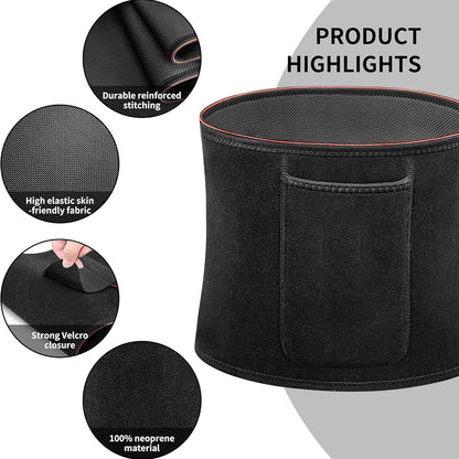 Ceinture de sudation pour Homme et Femme avec Poche Extérieure – حزام تنحيف
