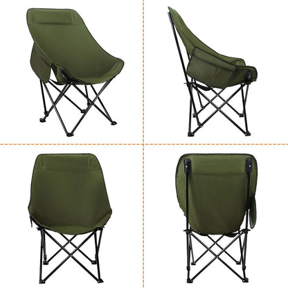 Chaise de Camping Pliante Portable à Haut Dossier – كرسي إسترخاء قابل للطي
