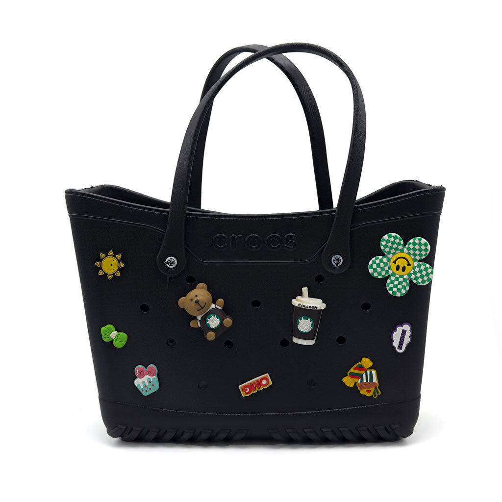 Crocs Sac fourre-tout de plage pour femmes imperméable – حقيبة نسائية للنزهات