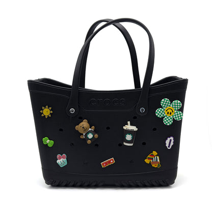 Crocs Sac fourre-tout de plage pour femmes imperméable – حقيبة نسائية للنزهات