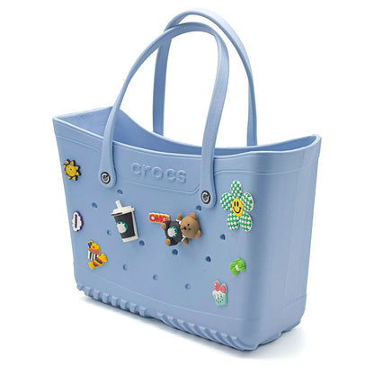 Crocs Sac fourre-tout de plage pour femmes imperméable – حقيبة نسائية للنزهات