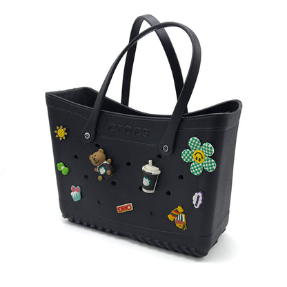 Crocs Sac fourre-tout de plage pour femmes imperméable – حقيبة نسائية للنزهات