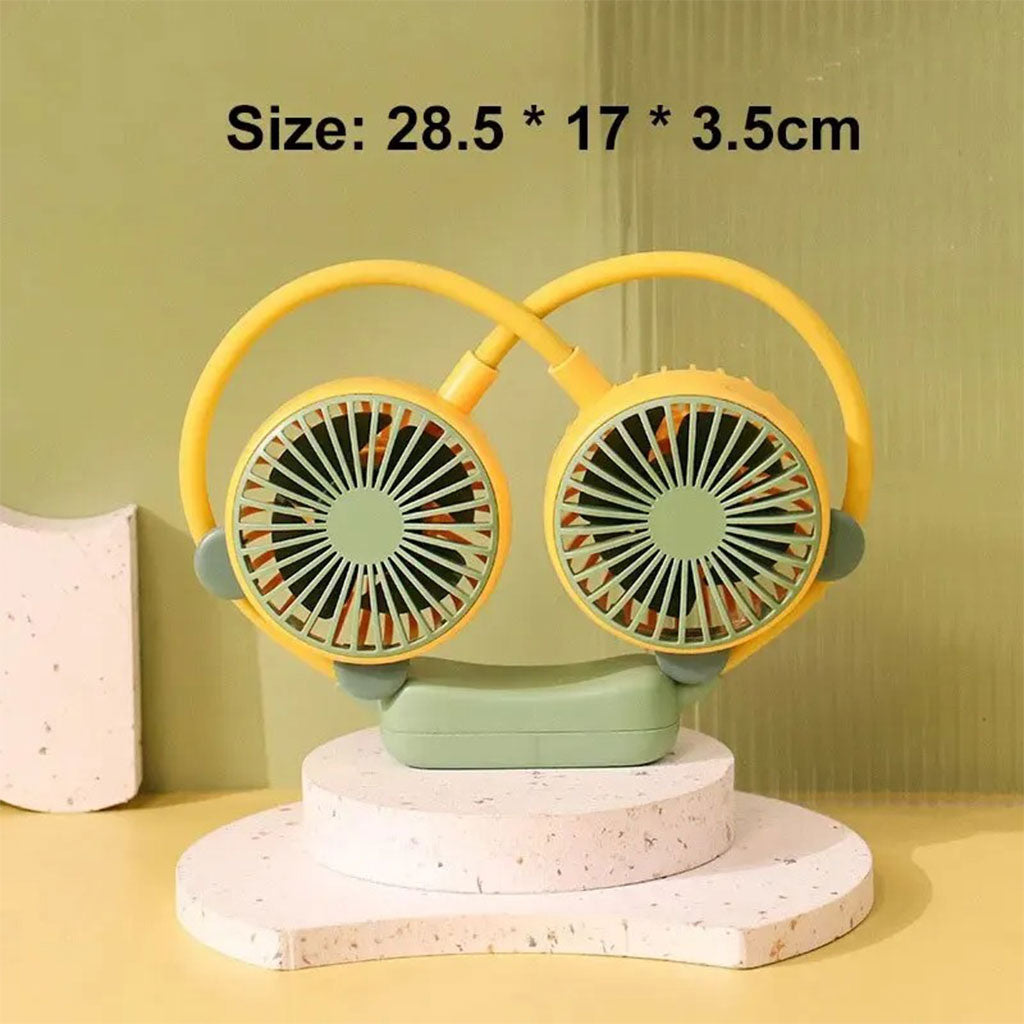 Ventilateur de Cou Portable 2 Vitesses Rechargeable par USB – مروحة عنق