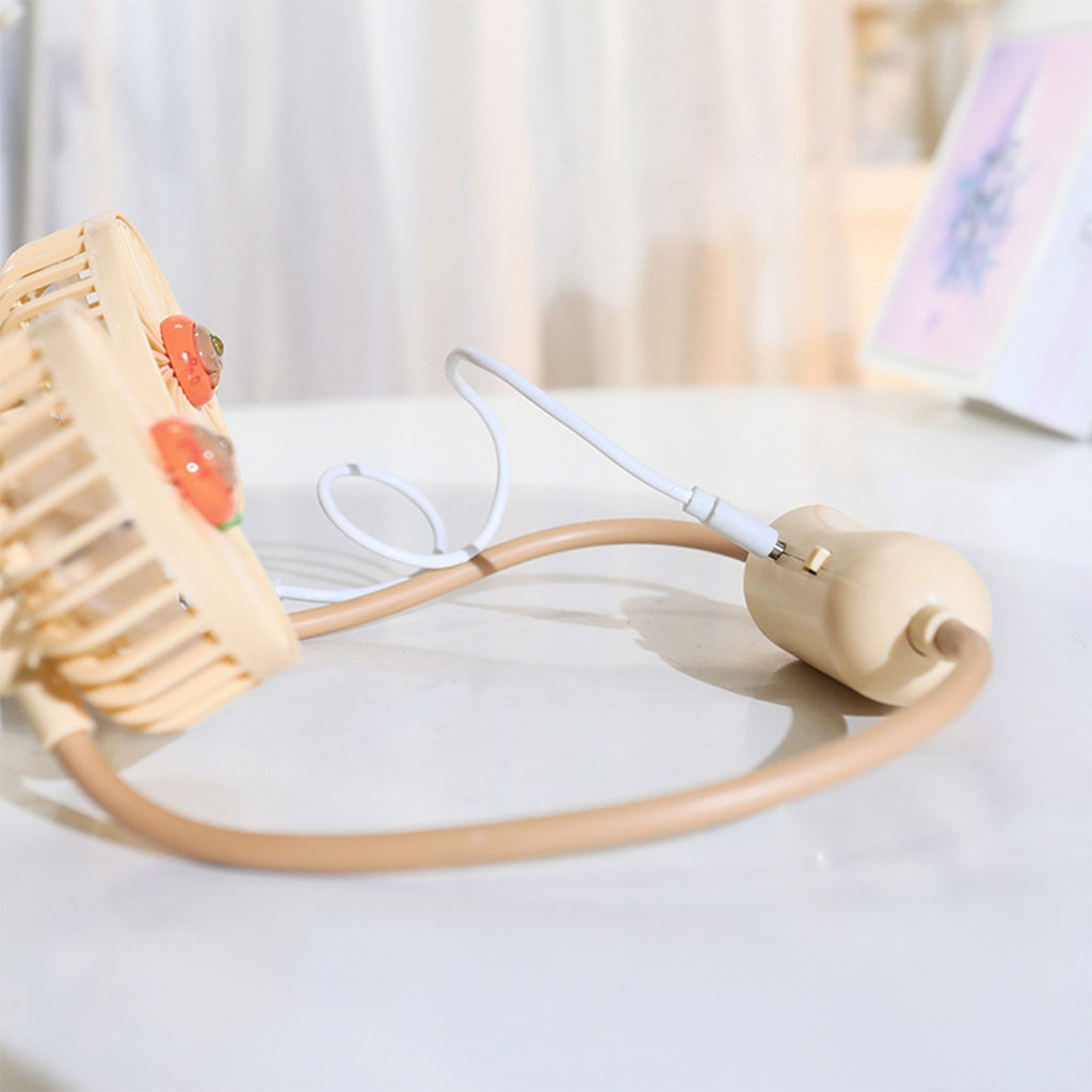 Ventilateur de Cou Portable 2 Vitesses Rechargeable par USB – مروحة عنق