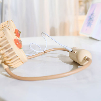 Ventilateur de Cou Portable 2 Vitesses Rechargeable par USB – مروحة عنق