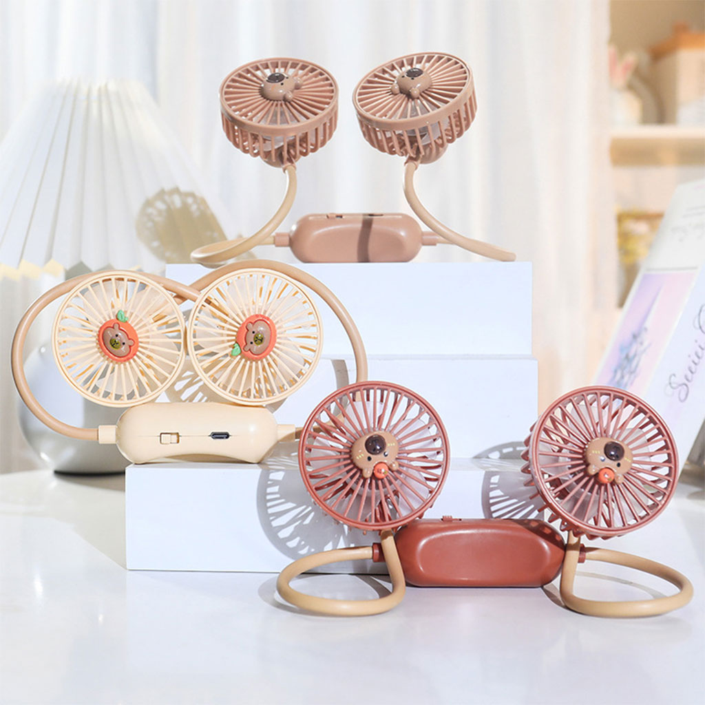 Ventilateur de Cou Portable 2 Vitesses Rechargeable par USB – مروحة عنق