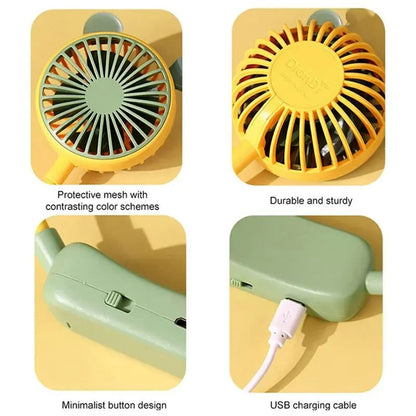 Ventilateur de Cou Portable 2 Vitesses Rechargeable par USB – مروحة عنق