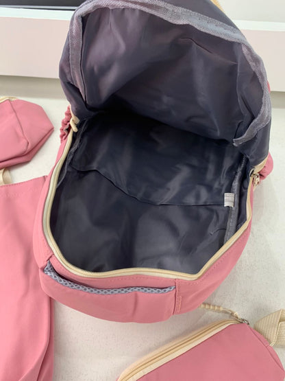 Ensemble de sac à dos kawaii 4Pcs avec porte manger isotherme  – طقم محفظة مع حقيبة حفظ الطعام