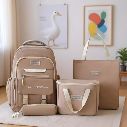 Ensemble de sac à dos kawaii 4Pcs avec porte manger isotherme  – طقم محفظة مع حقيبة حفظ الطعام