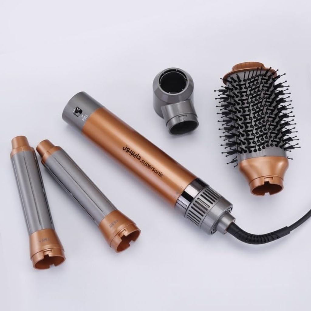 ENZO PROFESSIONAL Brosse Coiffante Multifonctionnelle 4 en 1 – فرشاة تصفيف الشعر متعددة الوظائف