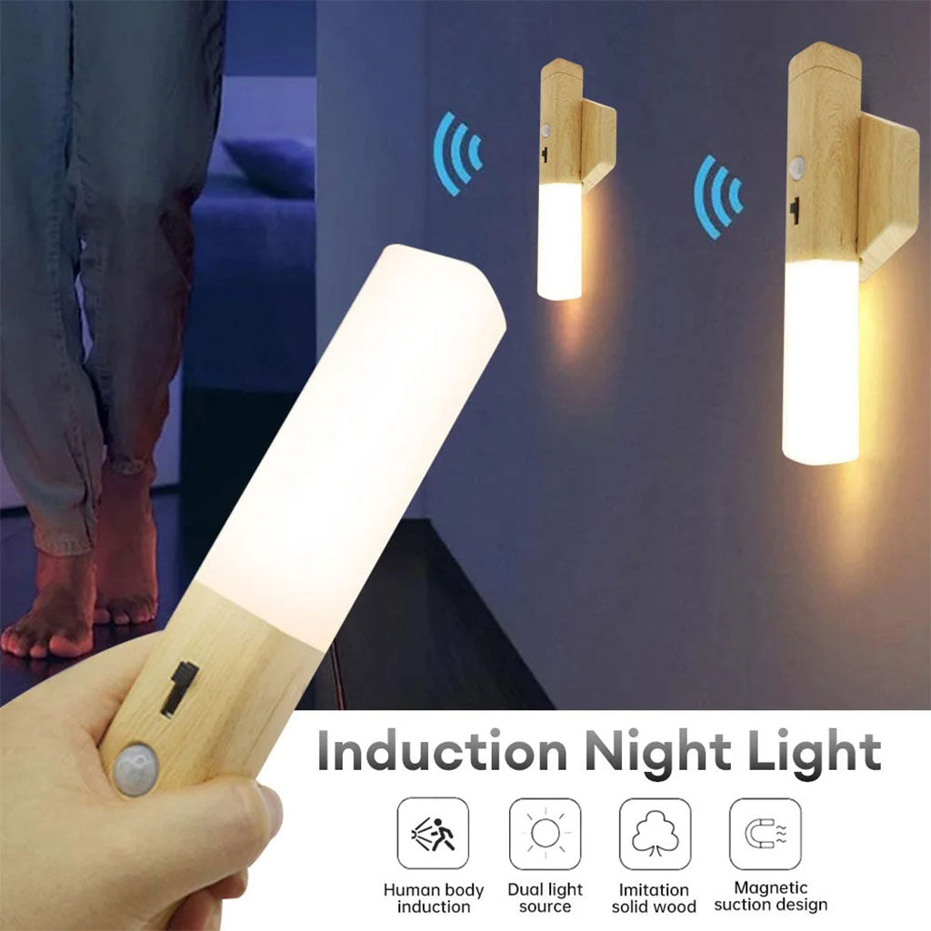Lampe Murale Sans Fil Rechargeable 3en1 Magnétique avec Détecteur de Mouvement – مصباح 3في1 مستشعر للحركة