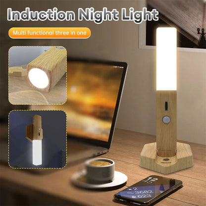 Lampe Murale Sans Fil Rechargeable 3en1 Magnétique avec Détecteur de Mouvement – مصباح 3في1 مستشعر للحركة