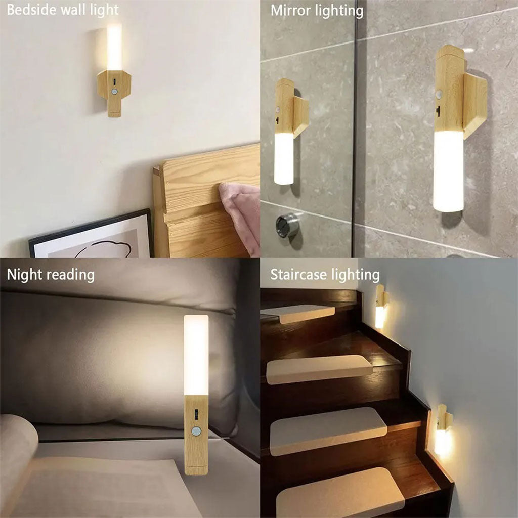 Lampe Murale Sans Fil Rechargeable 3en1 Magnétique avec Détecteur de Mouvement – مصباح 3في1 مستشعر للحركة
