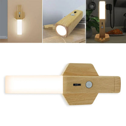 Lampe Murale Sans Fil Rechargeable 3en1 Magnétique avec Détecteur de Mouvement – مصباح 3في1 مستشعر للحركة