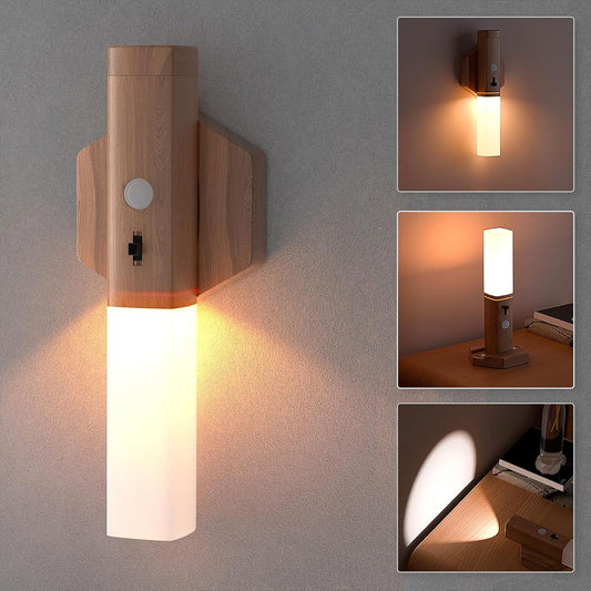 Lampe Murale Sans Fil Rechargeable 3en1 Magnétique avec Détecteur de Mouvement – مصباح 3في1 مستشعر للحركة