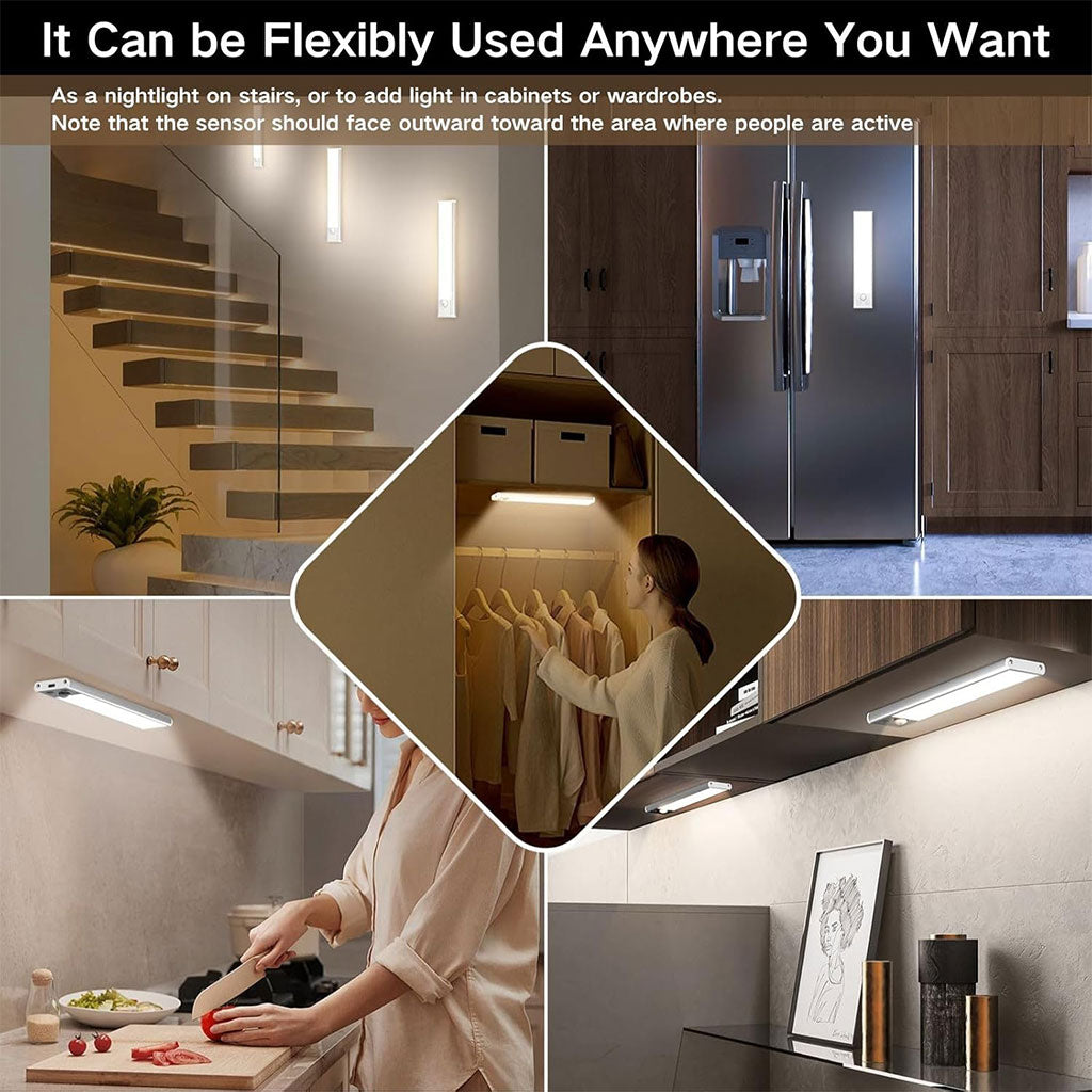 Lampe LED Rechargeable avec Détecteur De Mouvement Intérieur 3 Modes HY-2012 – مصباح مناطق ضيقة بعدة أوضاع