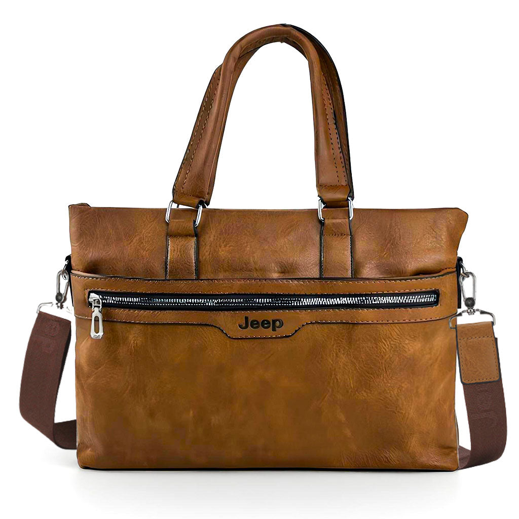 Cartable Homme en Simili Cuir Design Élégant Jeep 180551-12  – حقيبة جلدية
