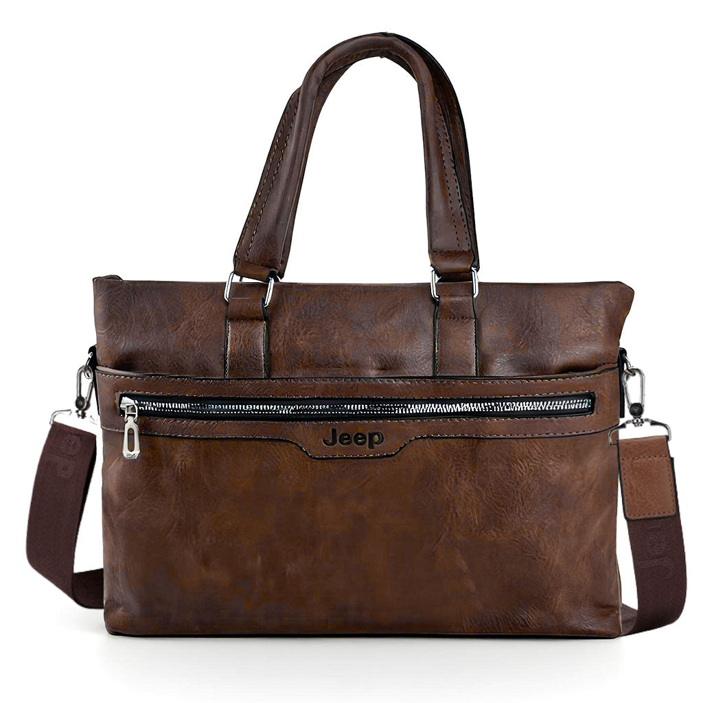 Cartable Homme en Simili Cuir Design Élégant Jeep 180551-12  – حقيبة جلدية