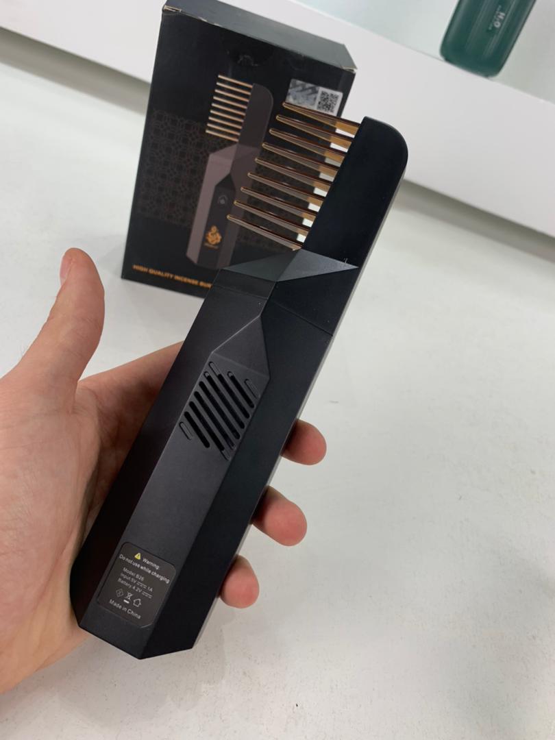 Brûleur d’Encens Électronique et Peignes à Cheveux 2en1 – جهاز البخور ومشط الشعر