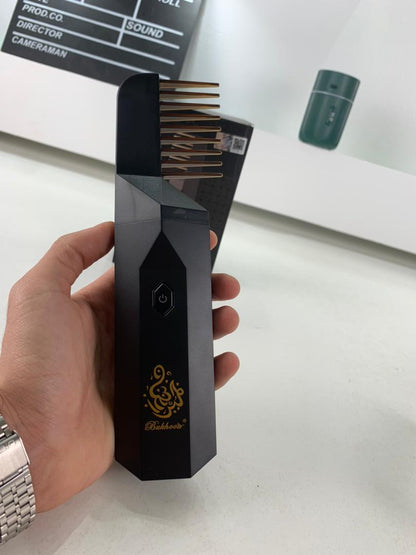 Brûleur d’Encens Électronique et Peignes à Cheveux 2en1 – جهاز البخور ومشط الشعر