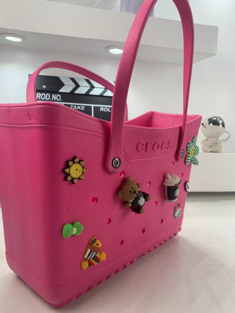 Crocs Sac fourre-tout de plage pour femmes imperméable – حقيبة نسائية للنزهات