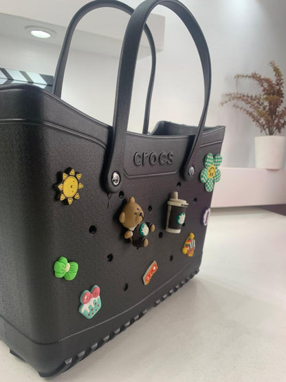 Crocs Sac fourre-tout de plage pour femmes imperméable – حقيبة نسائية للنزهات