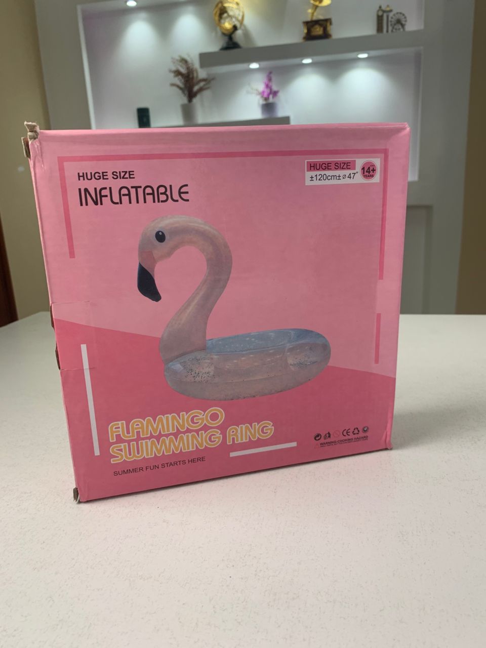 Bouée Gonflables en forme de Flamingo Rose -عوامة قابلة للنفخ فلامينجو