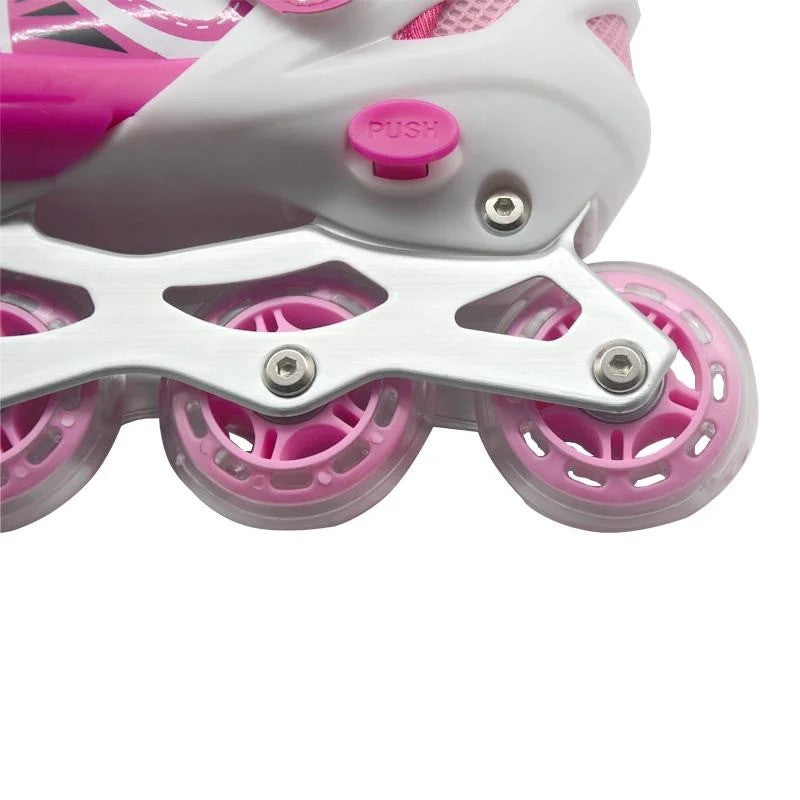 les rouleurs Alignées Confortables pour Enfants avec des roues RGB - pointure DE 32- 38