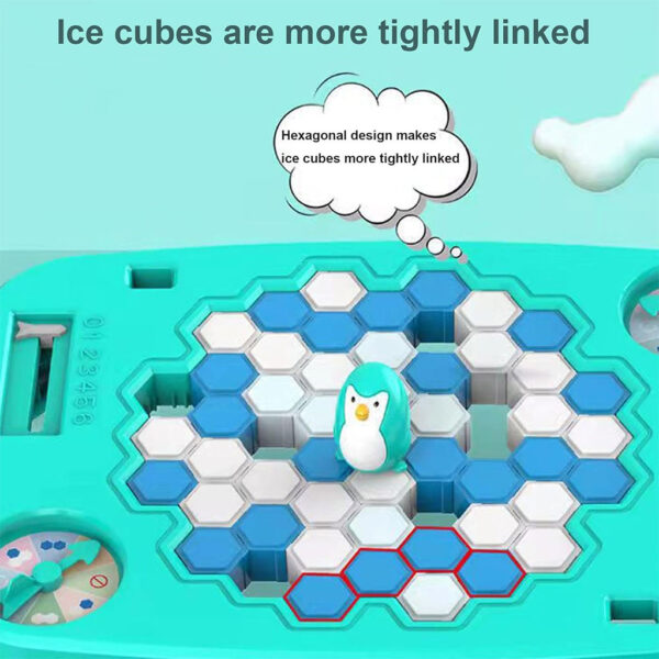 Jeu de sauvetage pingouin sur glace très amusant en famille – لعبة كسر الأرضية