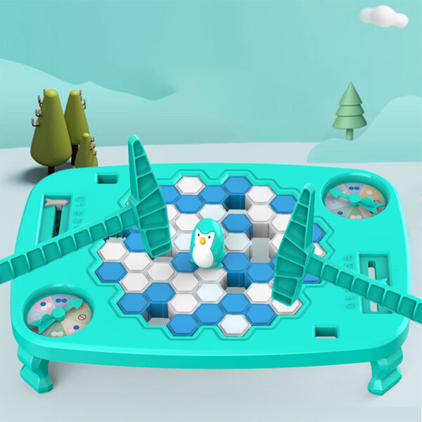 Jeu de sauvetage pingouin sur glace très amusant en famille – لعبة كسر الأرضية
