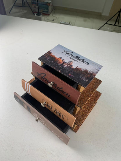 Boîte de Rangement en Forme de Livres Design Vintage – علبة ديكور على شكل كتب