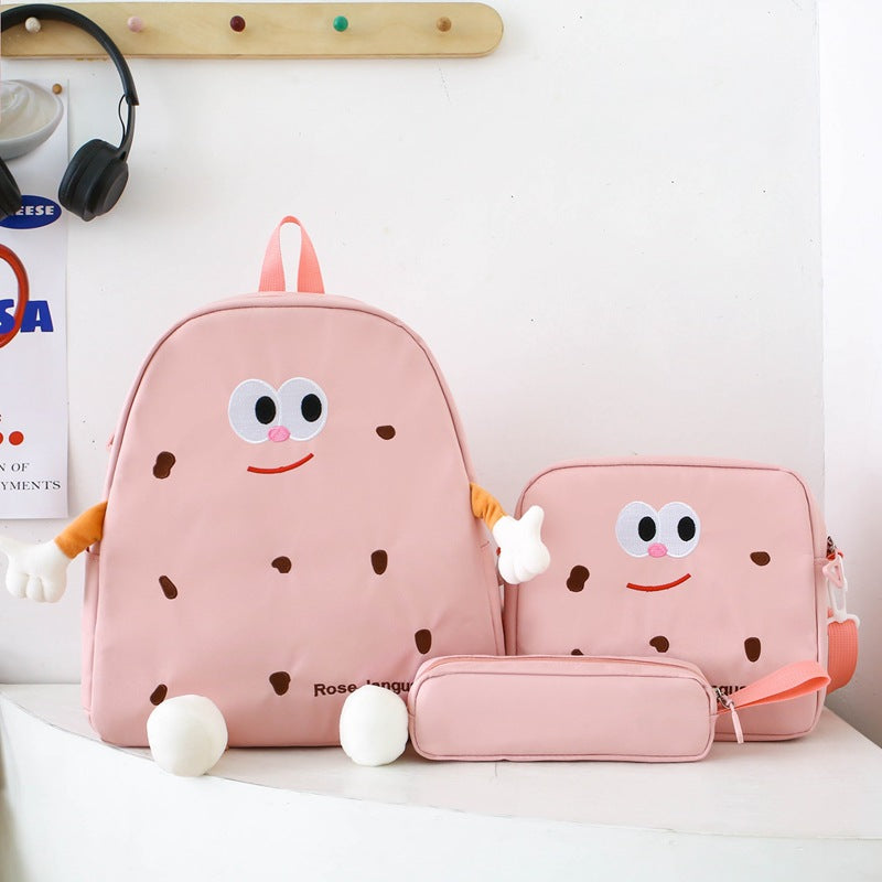 Ensemble de sacs d’école Kawai pour adolescents 3Pcs Language  – محفظة 3 قطع كاواي