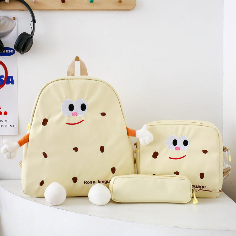 Ensemble de sacs d’école Kawai pour adolescents 3Pcs Language  – محفظة 3 قطع كاواي