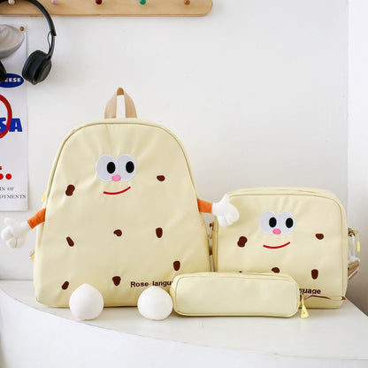 Ensemble de sacs d’école Kawai pour adolescents 3Pcs Language  – محفظة 3 قطع كاواي