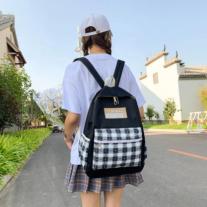 Ensemble de sacs d’école Kawai pour adolescents 4Pcs CLBD V4 Vert – محفظة 4 قطع كاواي أخضر