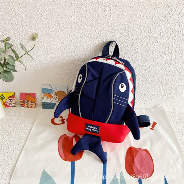 Sac à dos Enfants Design Requin Mignon  حقيبة أطفال برسوم القرش