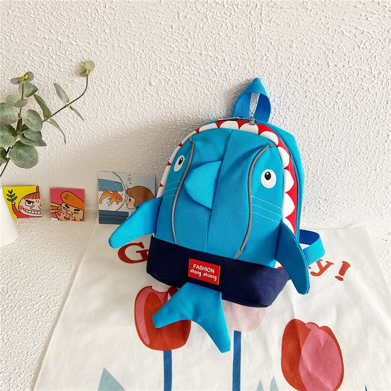 Sac à dos Enfants Design Requin Mignon  حقيبة أطفال برسوم القرش