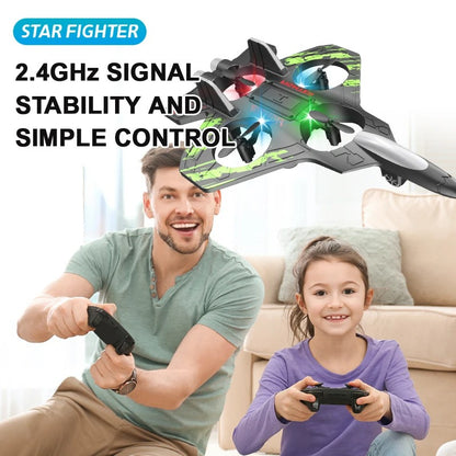 Avion Télécommandé F22 Quadricoptère – لعبة طائرة مع يد تحكم