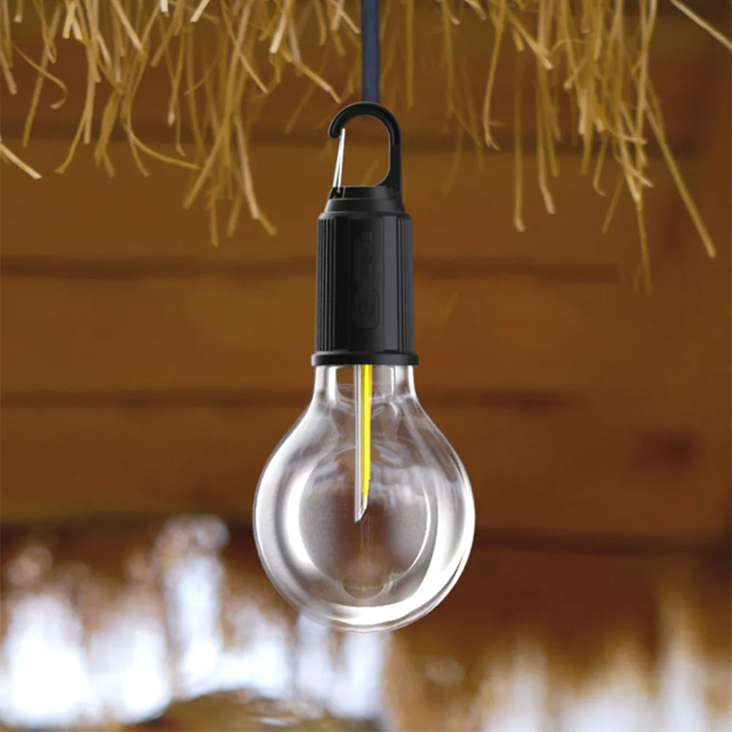 Lampe de Camping Solaire étanche et Rechargeable 3 modes d’éclairage T01-B – مصباح محمول بالطاقة الشمسية